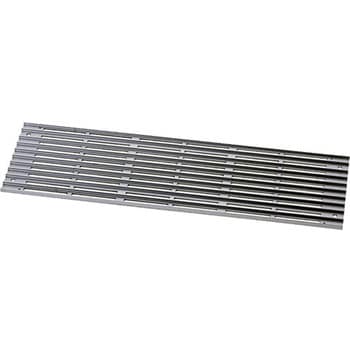 ベンチレーションパネル アルミ製 W489.3×H149×D7mm 0.38kg ホワイトグレイ 摂津金属工業