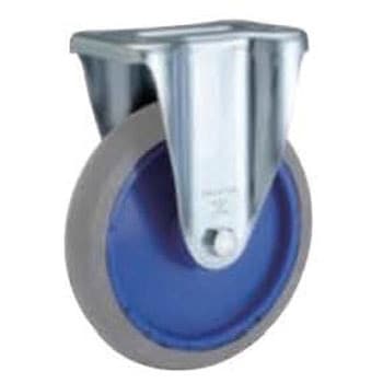 150Φノーマル固定ゴムキャスター 金沢車輌