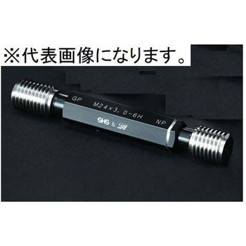 メートルネジプラグゲージ ネジ径25mm ピッチ0.5mm 測範社