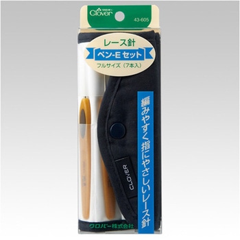 レース針「ペン-E」セット Clover(クロバー)