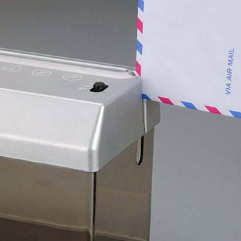レターオープナー付電動シュレッダー セーブインダストリー