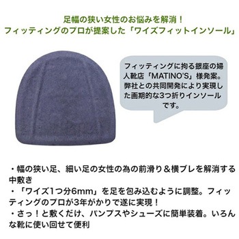 ワイズフィットインソール マティノス