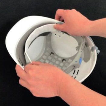 汗とりパッド ヘルメット用/100枚 エスコ