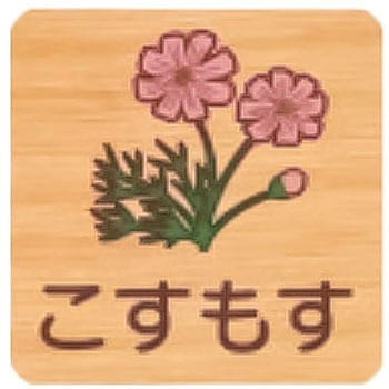 平付型木製サイン 400番台(草花) フジタ[室名札・標識]