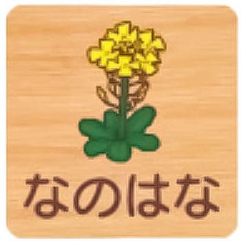 平付型木製サイン 400番台(草花) フジタ[室名札・標識]