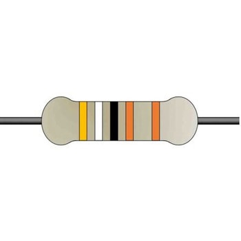 金属皮膜固定抵抗器 0.5W 3.9kΩ ±1% 1箱 5000個入 YAGEO