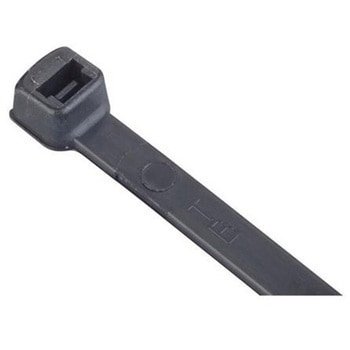 結束バンド 186.4mm x 4.67 mm 黒 ナイロン 66 1袋 100個入 THOMAS & BETTS