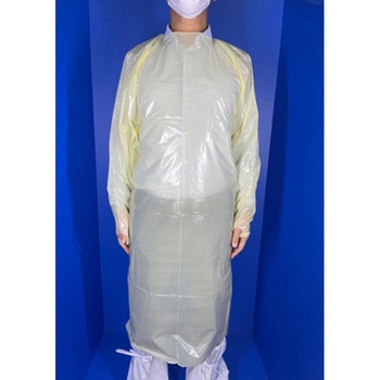 長袖プラスティックガウン 1枚×20枚入 Thermo Fisher Scientific