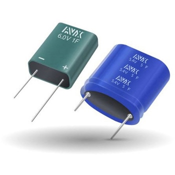 電気二重層コンデンサ 4.2V dc 1F リード品 1袋 2個入 AVX
