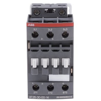 電磁接触器 250 → 500 V AC/DC 3極 AF26シリーズ ABB