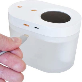 片手でさっと周りを除菌「センサー式デュアル消毒ディスペンサー」 サンコー(電子機器)