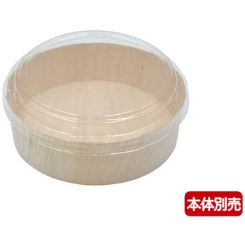 弁当容器 ファルカタ丸148 透明蓋 100枚×6パック入 PackStyle(パックスタイル)