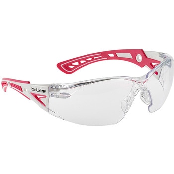 保護メガネ RUSH+WHITE/PINK ラッシュプラス/ホワイト・ピンク 10個入 bolle