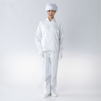 防塵上着 白 5L 内ポケット 東洋リントフリー