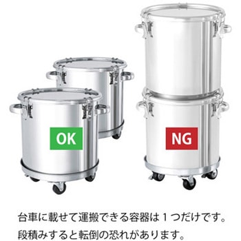 STA容器用台車(SUSウレタン車) KMS-STAシリーズ MONOVATE(日東金属工業)