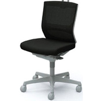 エスクード メッシュ ローバック 肘なし グレーシェル ゴムキャスター