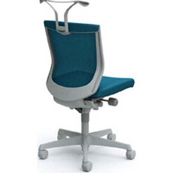 C432CR FHB8 |オカムラ エスクードメッシュローバック肘なし レッド (メーカー直送)