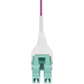 光ファイバーケーブル/OM4 マルチモード/LC-LC UPC/100Gbps/エリカバイオレット - StarTech.com