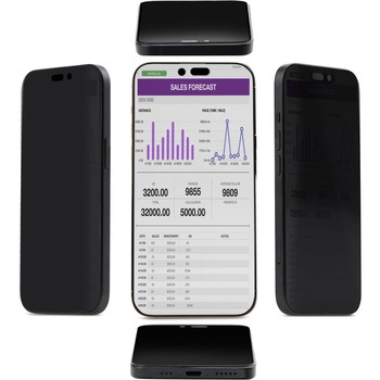 第18世代iPhone専用ガラスフィルム/視野角60度/ブルーライトカット/タッチ対応/自己吸着/覗き見防止/液晶保護 強化ガラス StarTech.com