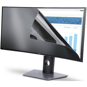 プライバシーフィルター/デル製U3824DWモニター専用/アスペクト比21:9/894×376mm/視野角60度/光沢&非光沢/ブルーライトカット/曲面 ディスプレイ 保護フィルム - StarTech.com
