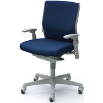 C483JR FFW9 |オカムラ エスクードチェアローバック可動肘付 グレー (メーカー直送) オカムラ エスクード ローバック 可動肘