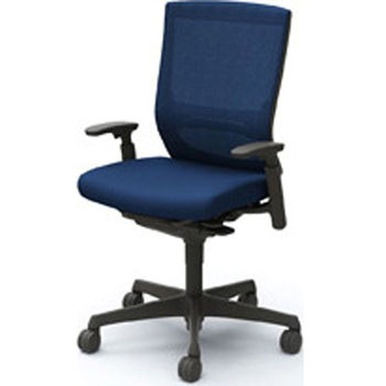 C431XS FHB4 |オカムラ エスクードメッシュ ローバック肘なし ダークブルー(メーカー直送) C431XS FHB4 |オカムラ エスクードメッシュ ローバック肘なし ダーク