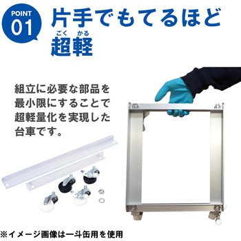 ごくかるキャリーバケツかご用＜赤＞ エム・あい