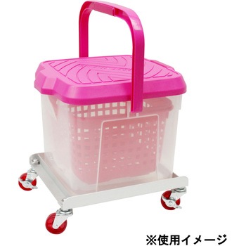 ごくかるキャリーバケツかご用＜赤＞ エム・あい