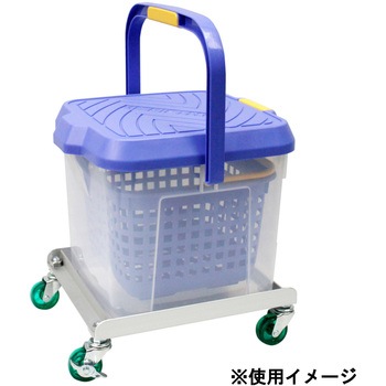 ごくかるキャリーバケツかご用＜緑＞ エム・あい