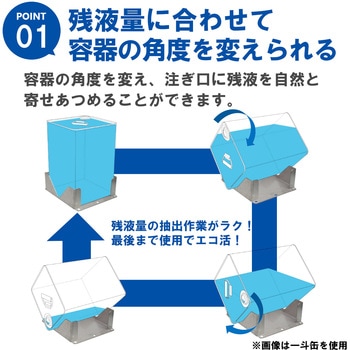 スチール けいしゃ 液出す 一斗缶用  卓上用 エム・あい