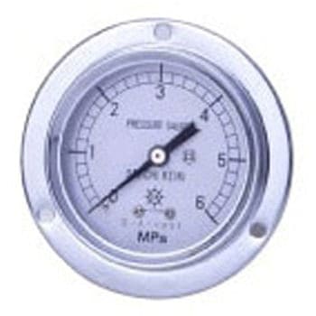 HNT汎用圧力計 前フランジ D型 Φ60 G1/4 DU1/4-60シリーズ 第一計器