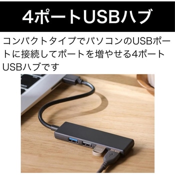 USBハブ Type-A 4ポート ZART