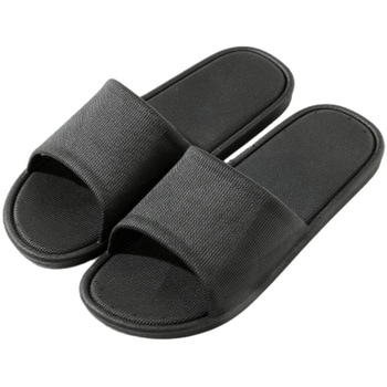 前あき スリッパ ブラック HMD WORKS