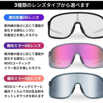 HDレンズサングラス 1411002500 - ROCKBROS(ロックブロス)