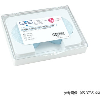 メンブレンフィルター 直径Φ47mm PTFE 親水性 100枚入 GVS