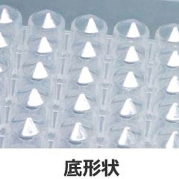 テストプレート 96well V底 P.P製 210003シリーズ Porvair