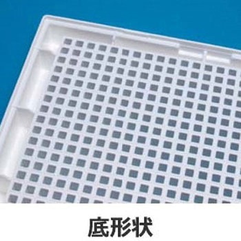 テストプレート 384well 平底 P.S製 クリアボトム ホワイト 311001シリーズ Porvair