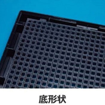 テストプレート 384well 平底 P.S製 クリアボトム ブラック 312001シリーズ Porvair