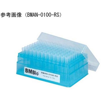 フィルター付ユニフィットチップ -100μl ラック BMAN-0100-RSシリーズ ビーエム機器