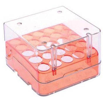 マグネット付CryoVialストレージラック 1.0/2.0/3.0mLチューブ用 25本立 オレンジ BMA-R3142シリーズ Argos Technologies Inc