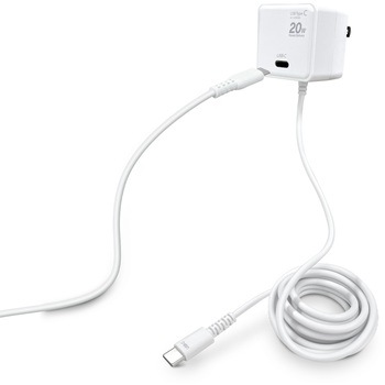 PD20W対応AC充電器直付けTYPE-C type-Cポート付き エアージェイ