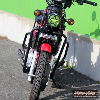 Mr Quick製 ホンダ CC110 JA60 クロスカブ用 エンジンガード ブラック MAD MAX(マッドマックス)