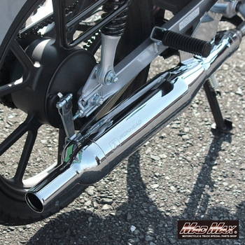 IRONHEAD HONDA CROSS CUB 110 フルエキマフラー HC1C ラウンドマットイノックス MAD MAX(マッドマックス)