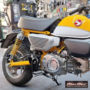 ホンダ モンキー125用 右側 アルフィンカバー 無塗装 MAD MAX(マッドマックス)