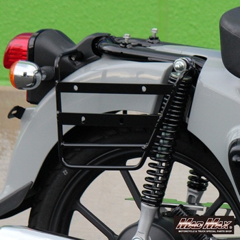 Mr Quick製 ホンダ CC110/50 クロスカブ用 サイドバックステー ブラック MAD MAX(マッドマックス)