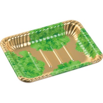 22-17 金リーフ ティアラ角皿 本体 エフピコ 61299326