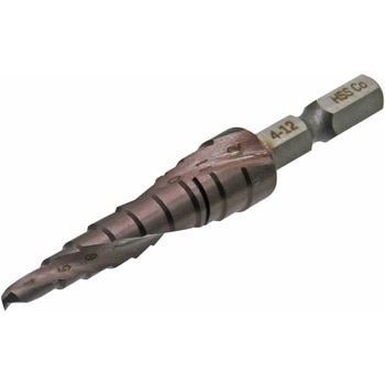 真速スパイラルステップドリル(タケノコドリル) ステンレス用9段 - SUN UP