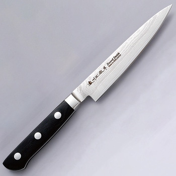 濃州正宗作 ダマスカス ペティナイフ - 佐竹産業