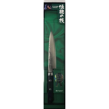 濃州正宗作 ダマスカス ペティナイフ - 佐竹産業