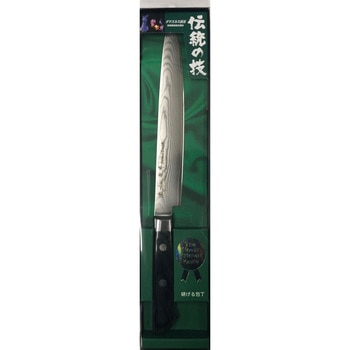 濃州正宗作 ダマスカス カービングナイフ 佐竹産業